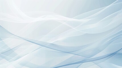 Fototapeta premium An abstract image emulating soft fabric waves in shades of blue, giving it an elegant and soothing visual appeal