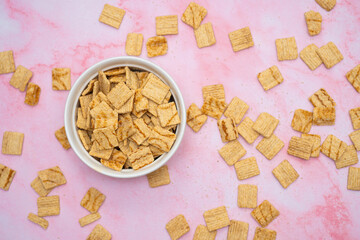 cinnamon breakfast cereal in a bowl