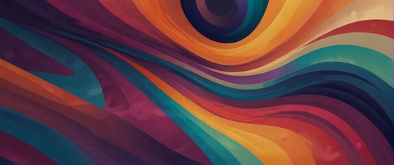 abstract wave colorfull background