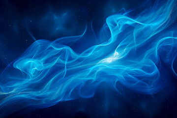 Abstract dynamic wave background. Waves, space, smoke