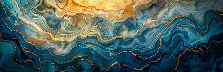 Obraz premium blue and yellow background
