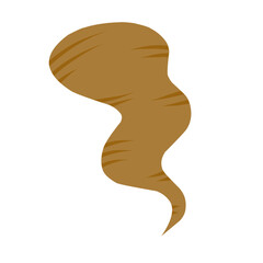 Illustration of a Sand Wind Storm Vortex