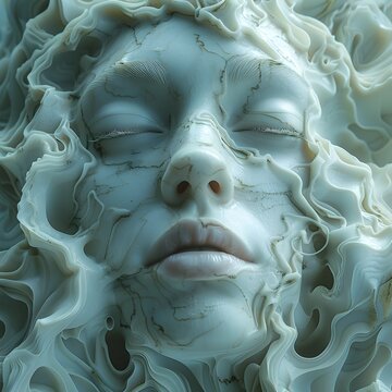 Enigmatic Beauty of an Ethereal Anyon Portrayed in Stunning 3D Rendering
