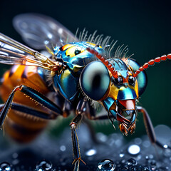 Fototapeta premium close-up of an insect