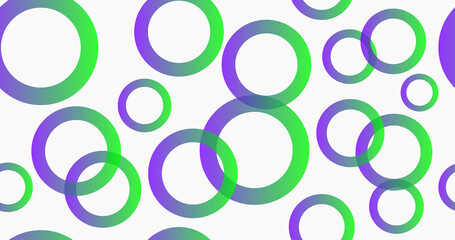 abstract wallpaper with circles in multicolor. trendy creative design of circles for the background. Line Art