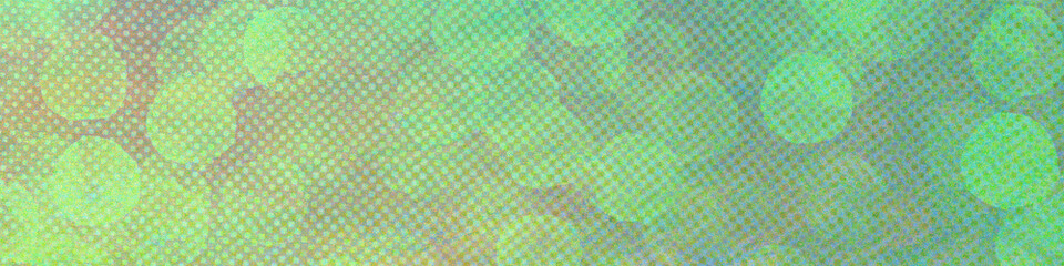 Green bokeh panorama background for Banner, Poster, celebration, event and various design works