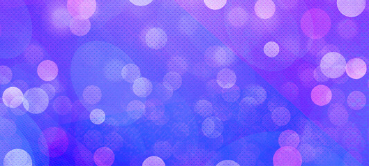 Blue bokeh widescreen background for Banner, Poster, celebration, event and various design works