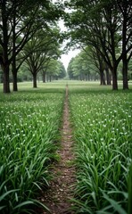 green grass meadow outdoor