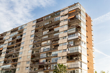 Homes in a city in Spain, around Barcelona. architecture