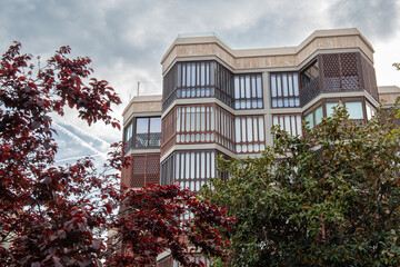 Homes in a city in Spain, around Barcelona. architecture