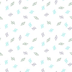 Cartoon lgbt sign seamless pride pattern for wrapping paper and fabrics and linens and summer clothes print