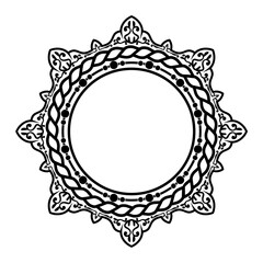 Mandala vector geometris, Majapahit Vector, Batik Indonesia Majapahit.