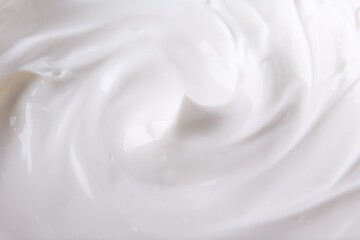 Texture of body care cream as background, closeup