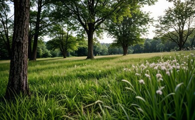 green grass meadow outdoor