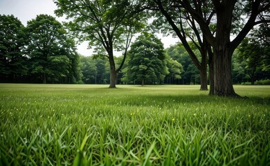 Obraz premium green grass meadow outdoor