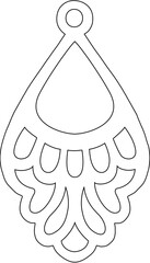  earrings svg, jewelry svg, necklace svg, leather earrings svg, silhouette, teardrop earrings, outline, illustration, decoration, design, accessories, floral, graphic, pattern, vector, leaf, earring, 