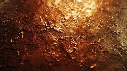 Detailed close up view of a shiny surface, ideal for backgrounds or textures
