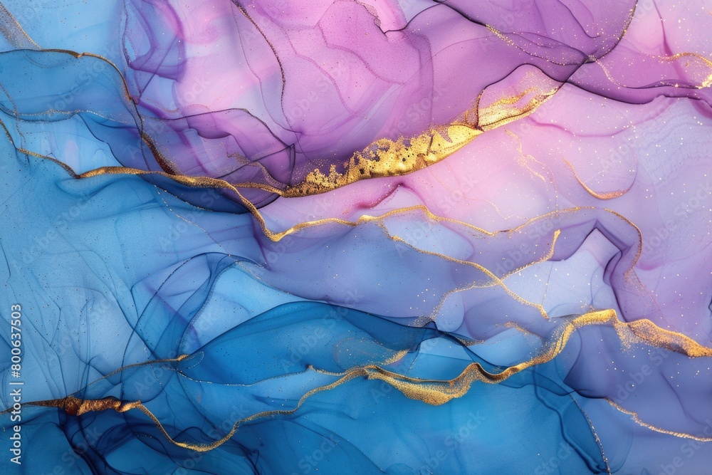 Poster close up of a colorful abstract painting, perfect for art and design projects