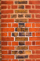 red brick wall