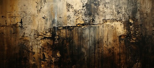 Fototapeta premium Brown Backdrop. Minimalist Rotten Wall Soft Texture