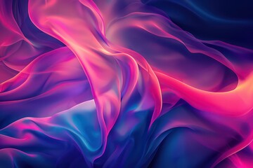 Obraz premium dark backdrop in neon gradient 