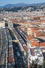 Obraz premium Panoramic view of city of Nice, France