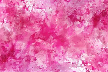 Fototapeta premium Pink paint splattered on a clean white surface, suitable for various design projects