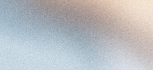 Gray light brown grainy gradient background, noisy beige blue banner poster backdrop design