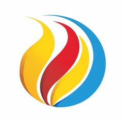 logo in red, yellow and blue primary colors on a white background
