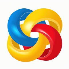 logo in red, yellow and blue primary colors on a white background
