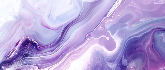Fototapeta premium marble background with nice realistic liquid motion, organic and fluid colored in white and light blue and purple