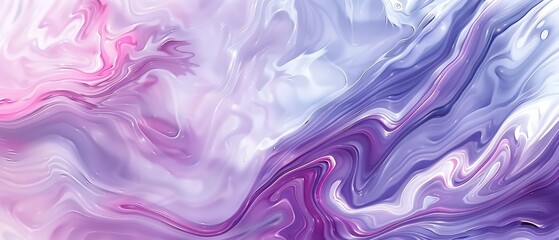 Fototapeta premium marble background with nice realistic liquid motion, organic and fluid colored in white and light blue and purple
