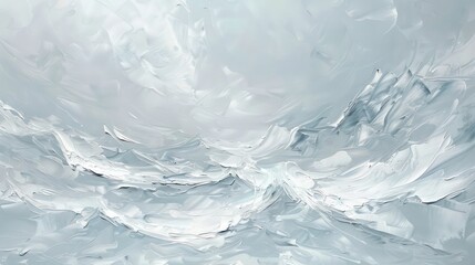 Obraz premium background with texture of oil painting of expressive abstract waves 