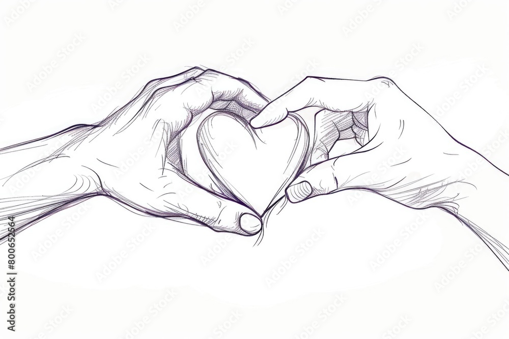 Poster simple and meaningful image, perfect for love and relationships concepts