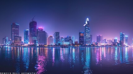 Ho Chi Minh City skyline, Vietnam, dynamic urban growth