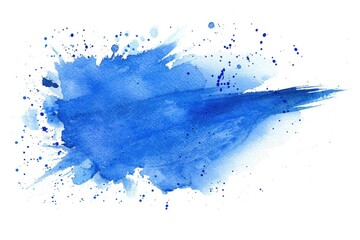 Beautiful watercolor painting of a blue bird on a white background. Perfect for nature lovers and bird enthusiasts
