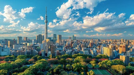Nagoya skyline, Japan, industrial and cultural hub