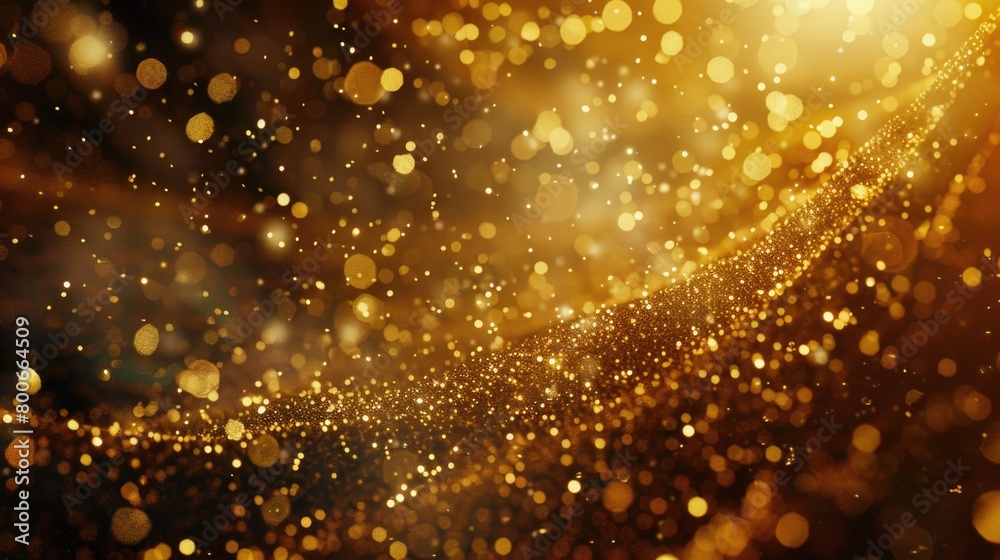 Poster blurry golden background suitable for various design projects