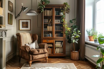 A simple and inviting living room setup, perfect for home decor websites or interior design blogs