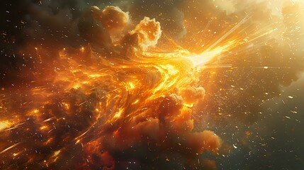 Raw Power of Manufacturing: Machine Cutting and Welding Sparks