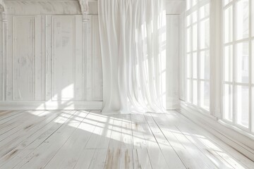 light interior with window reflection