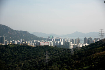 Panorama of the Hong Kong Tuen Mun City