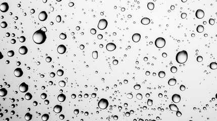 Fototapeta premium lot of raindrops on white background