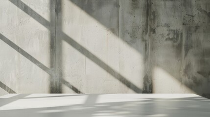 Shadow overlay effect background, light and shadow outside the window. Shadow overlay effect and model of natural lightning inside the room