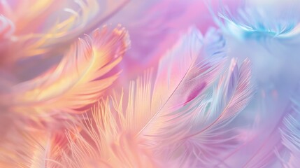 soft pastel feather texture