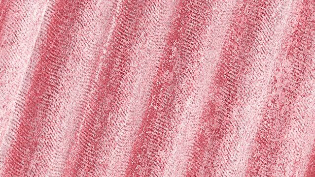 Video of abstract shining pink background. Moving texture of pink building slate close up.