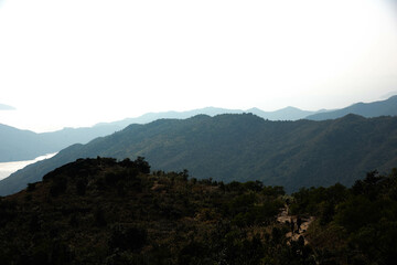 Series of Mountain with layers