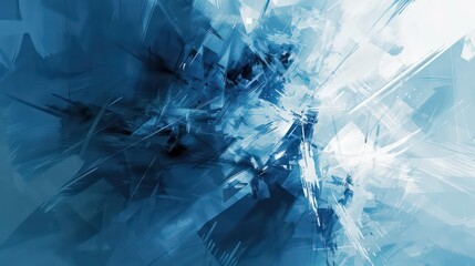 expressive illustrated painting in a abstract backdrop scene