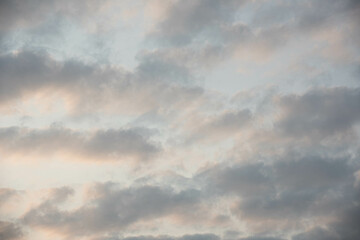 Obraz premium Pink and Blue Cloudy Sky