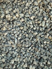 groups of pebbles on the ground